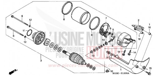DEMARREUR VT125C1 de 2001